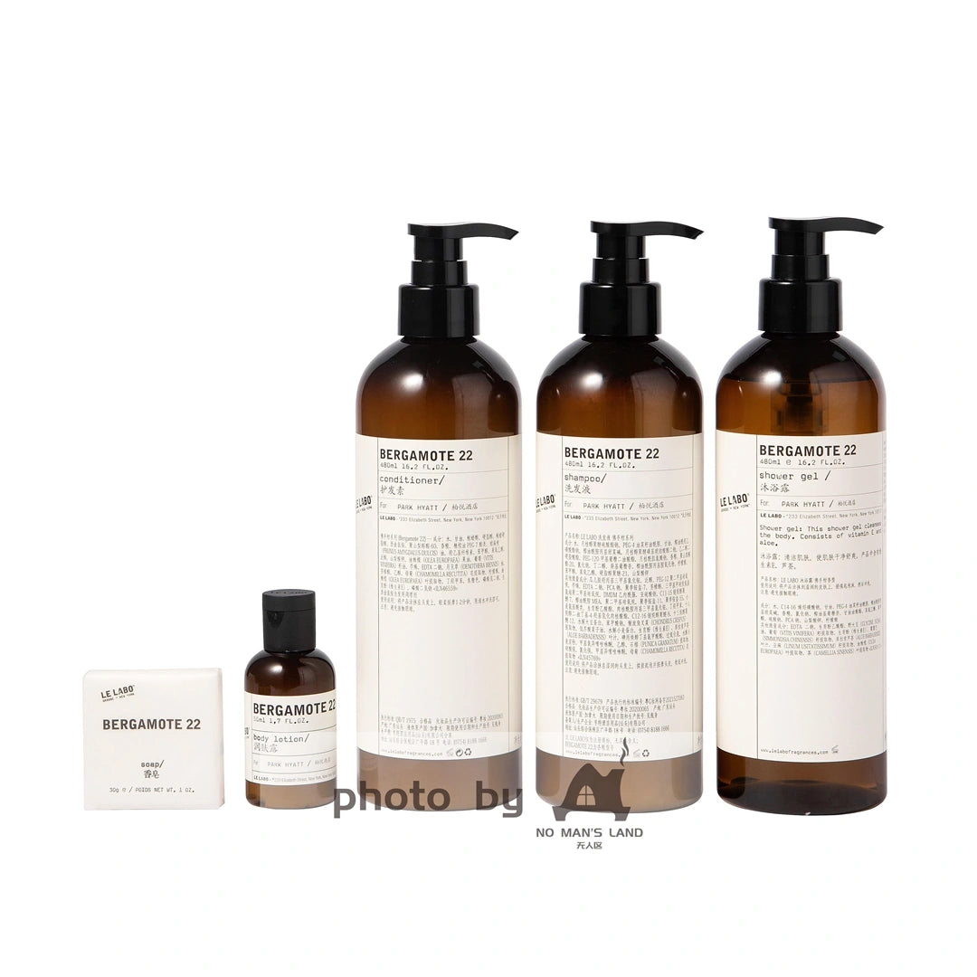 LE LABO BERGAMOTE 22 Shampoo & Conditioner & Shower Gel 480ML