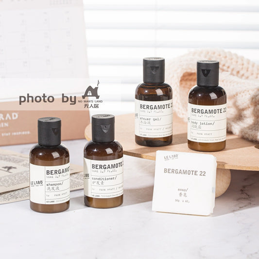 LE LABO BERGAMOTE 22 Shampoo & Conditioner & Shower Gel & Body Lotion & Soap 50ML