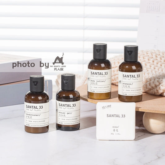 LE LABO SANTAL 33 Shampoo & Conditioner & Body Lotion & Shower Gel & Soap 50ML